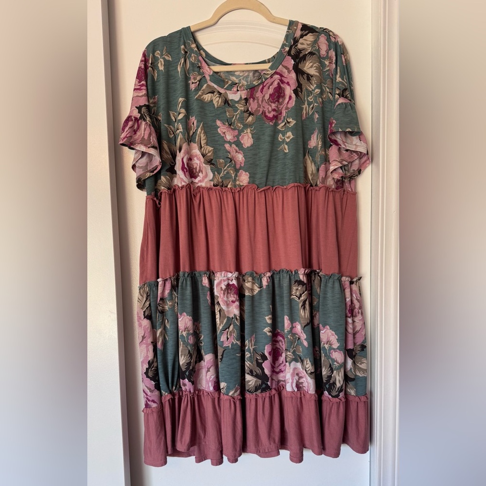 Floral Tiered Dress